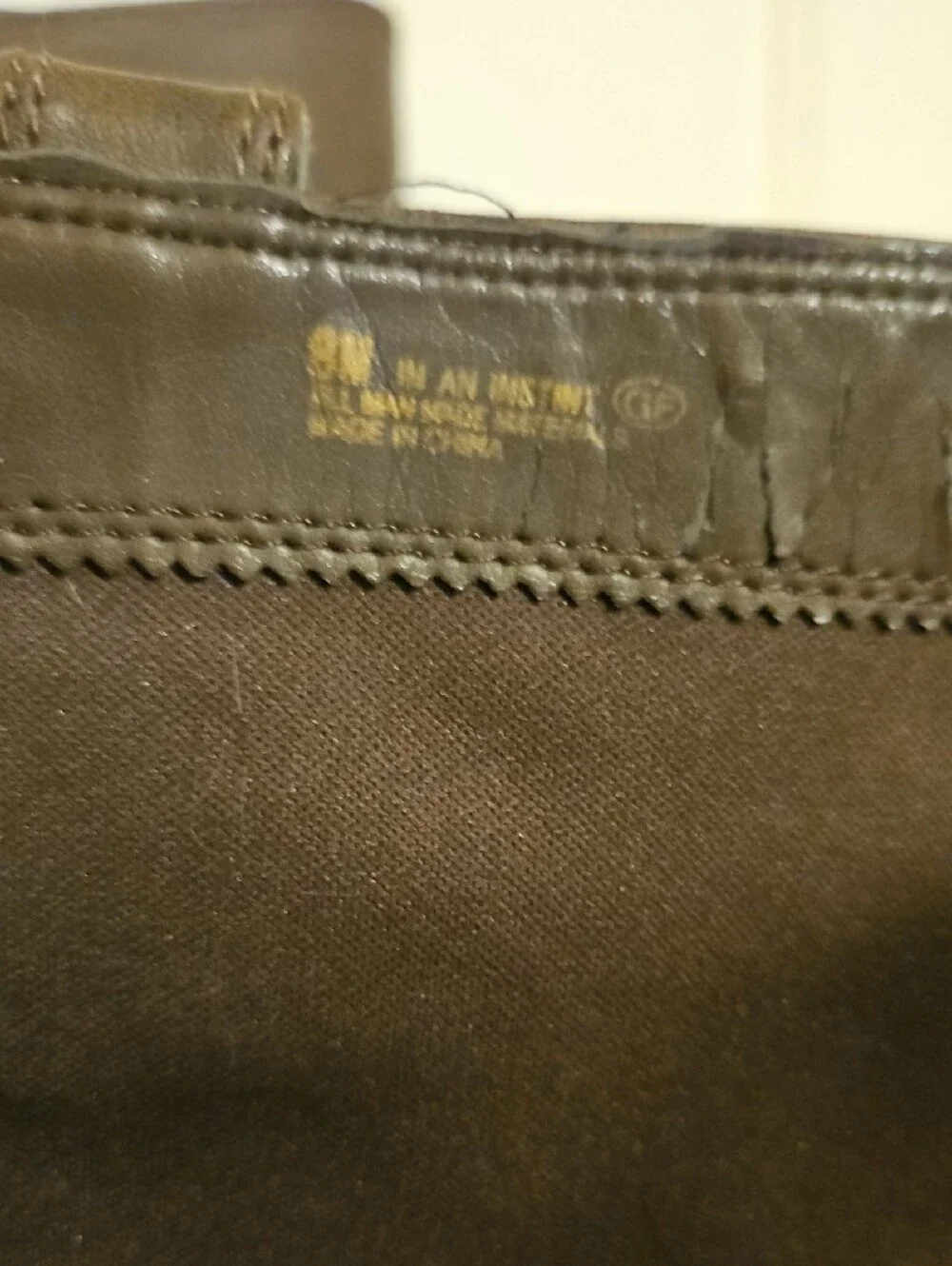 Over-the-Knee Riding Boots in Dark Brown